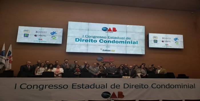 I Congresso Estadual de Direito Condominial da OAB-SP teve Sucesso de Publico